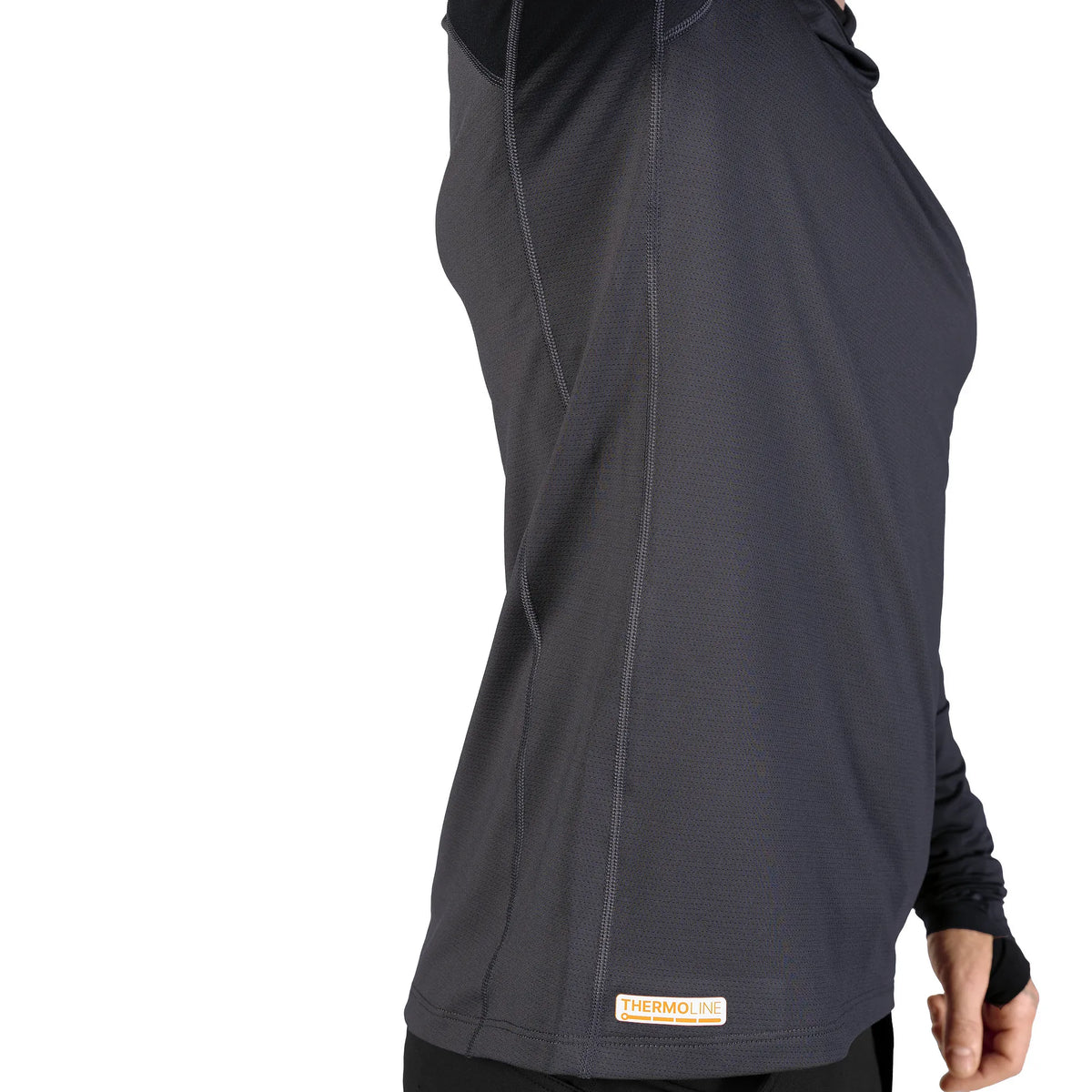 Longsleeve Chiton Hood 2.0 CoolPass ThermoGrid Grey