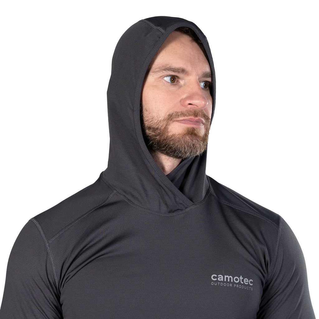 Лонгслів Chiton Hood 2.0 CoolPass ThermoGrid Сірий