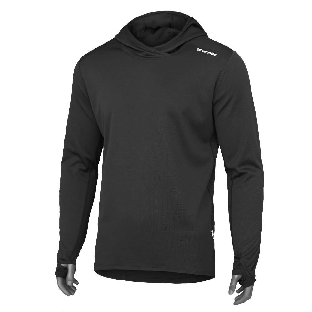 Chiton Air Hood Black Longsleeve