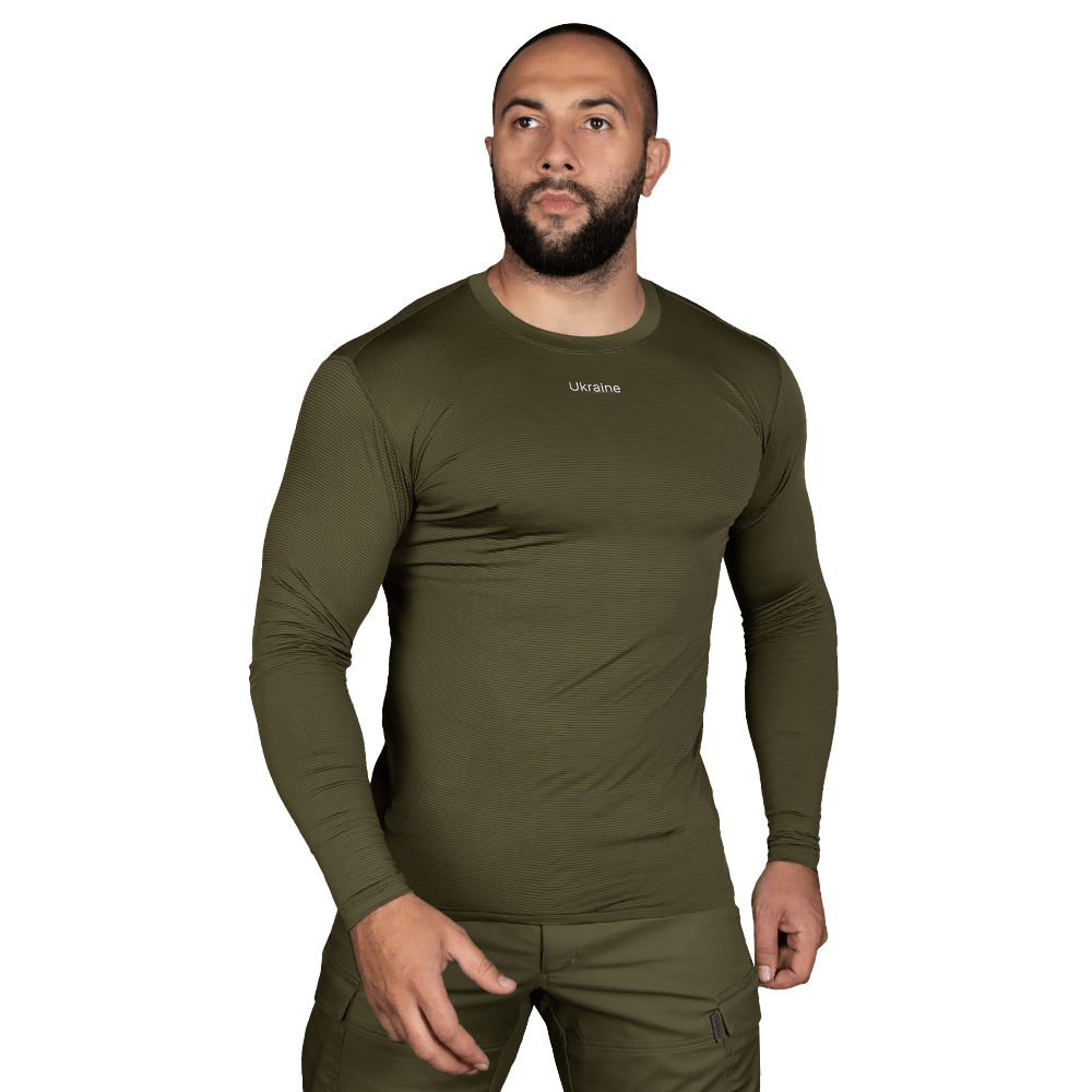 CoolTouch Longsleeve Olive Ukraine