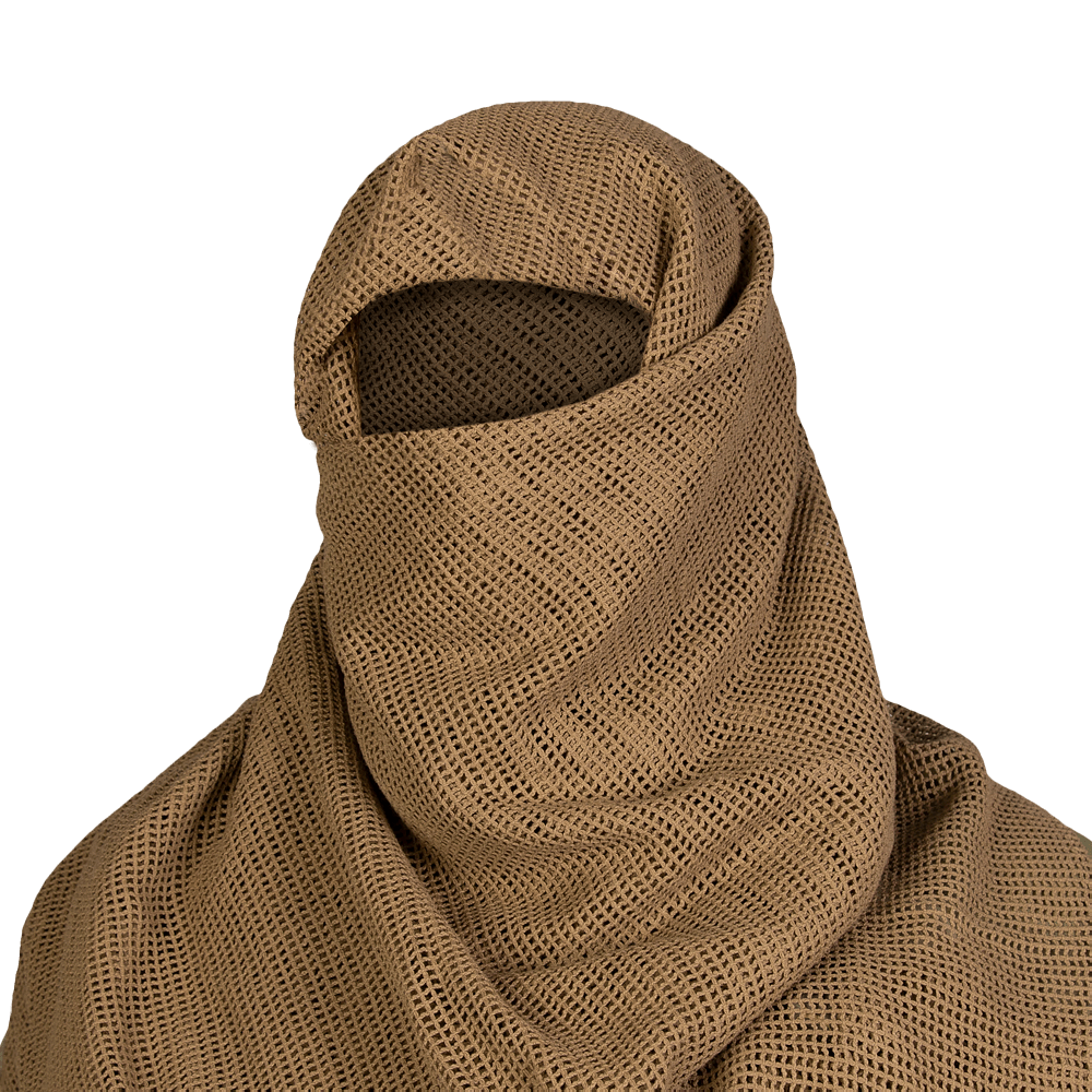 CM SFVS Camouflage Net Scarf Coyote