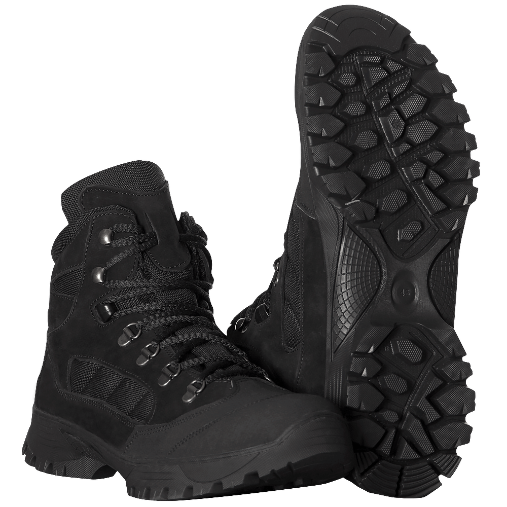 Cord Black Boots