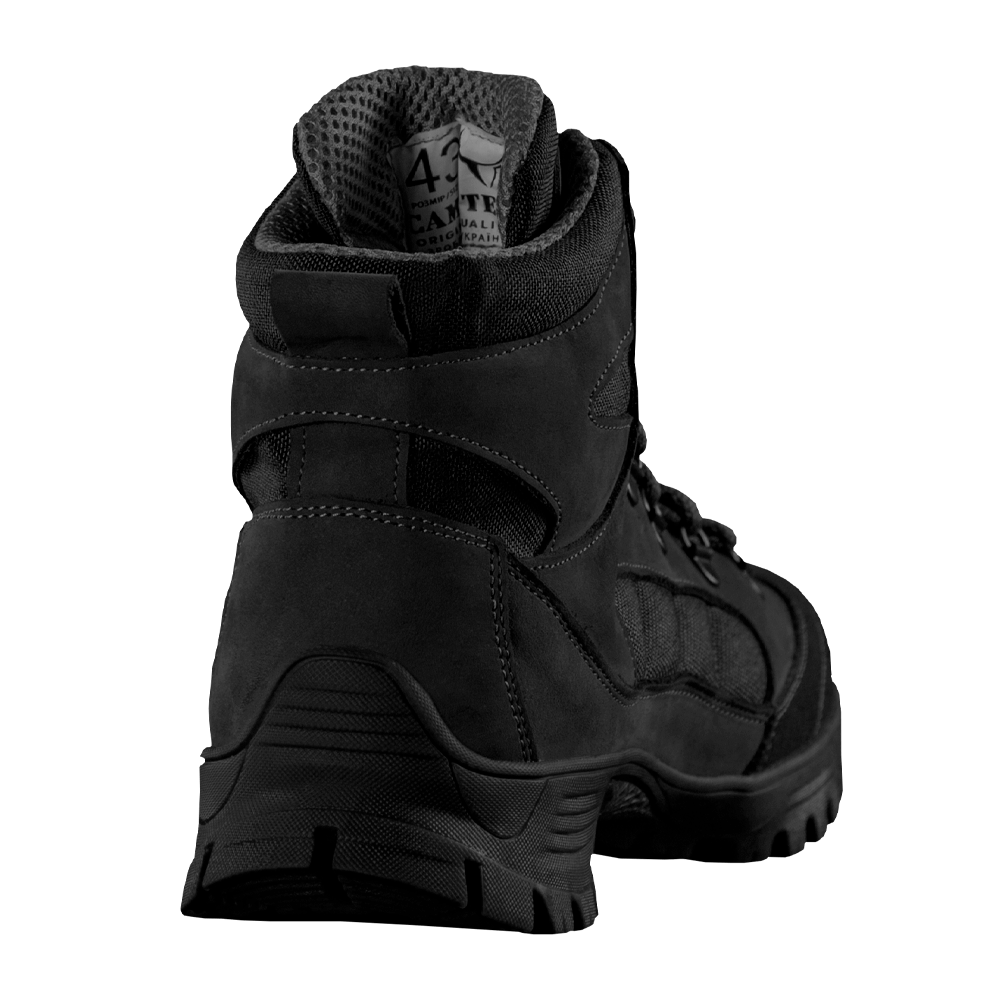 Cord Black Boots