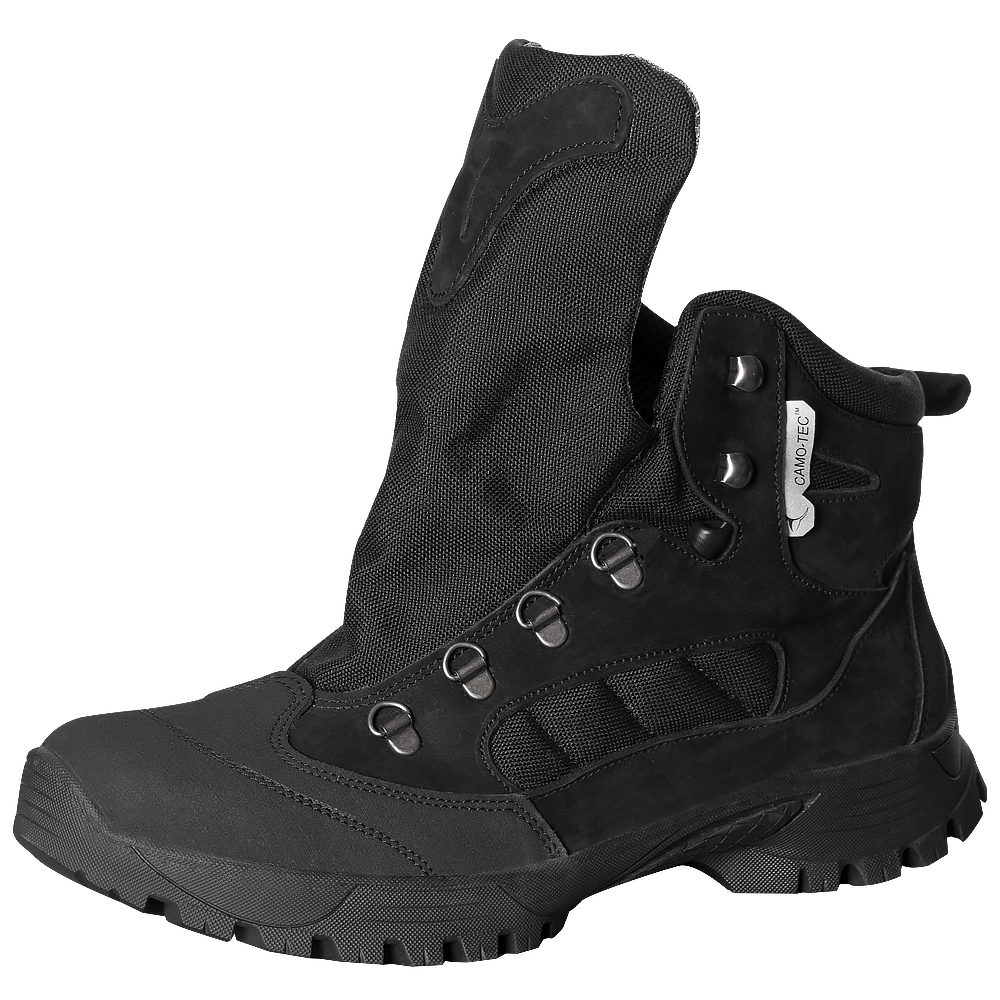 Cord Black Boots