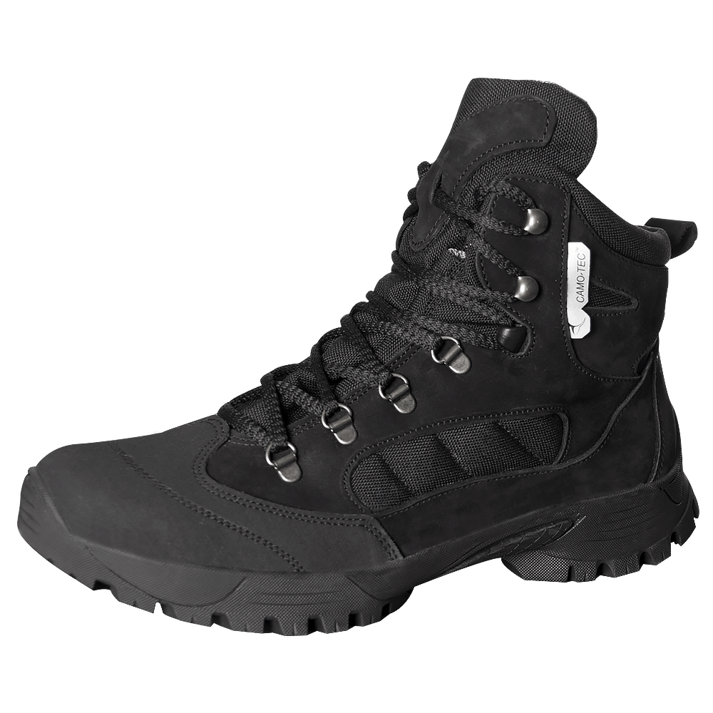 Cord Black Boots