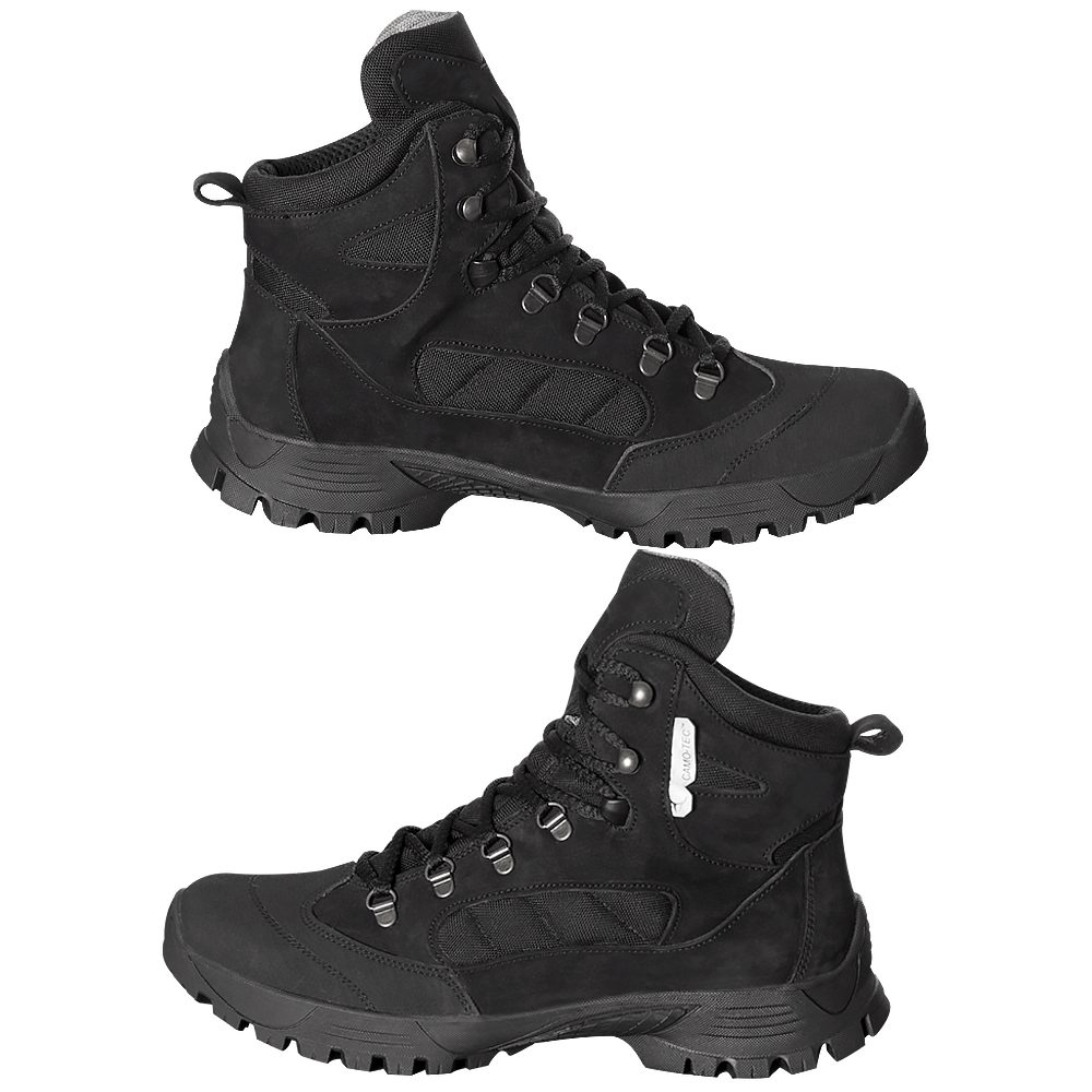 Cord Black Boots