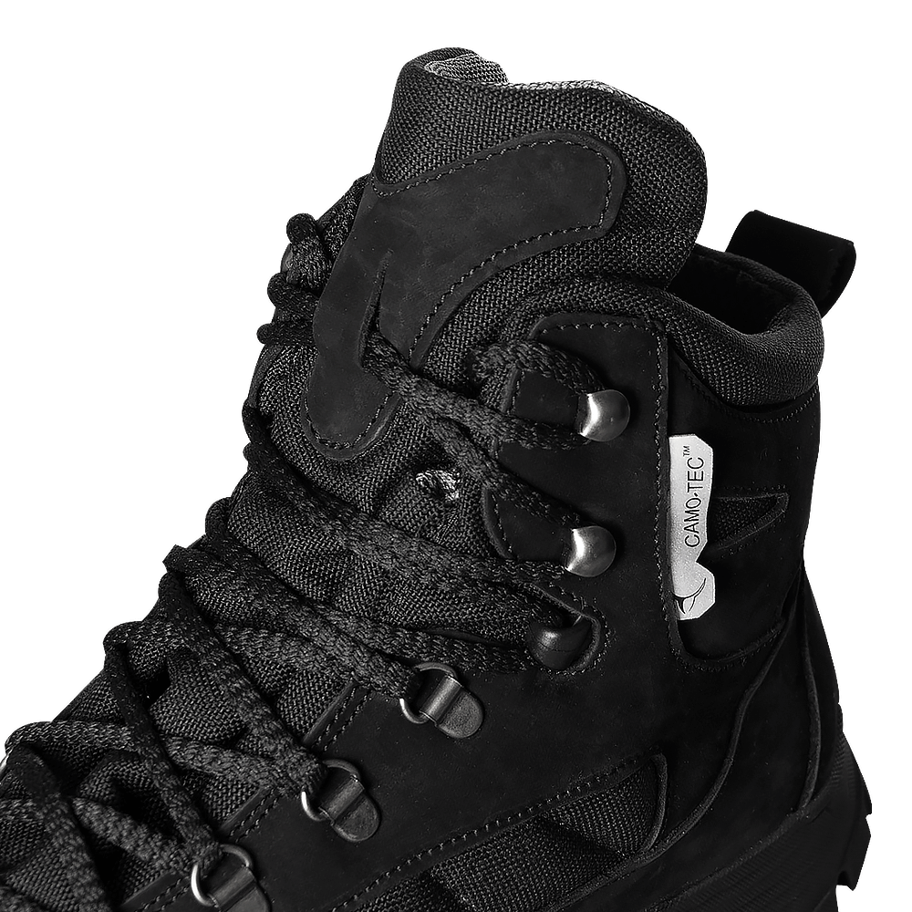 Cord Black Boots
