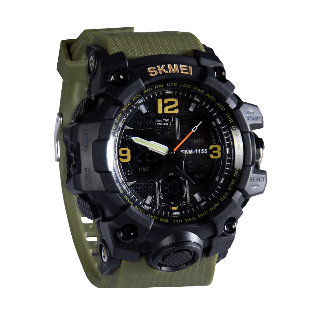 SK1155 Olive Sports Watch