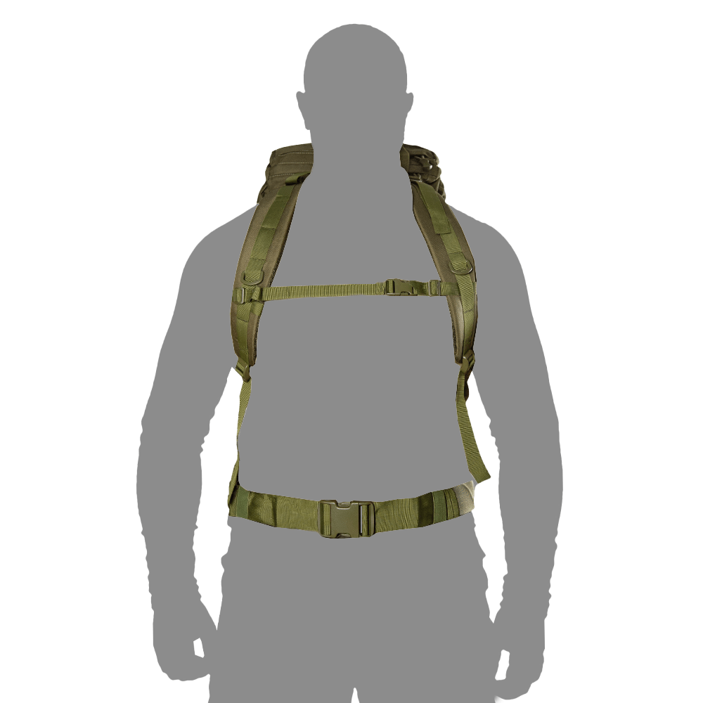 BigBag 80L Oxford PVC Olive Backpack