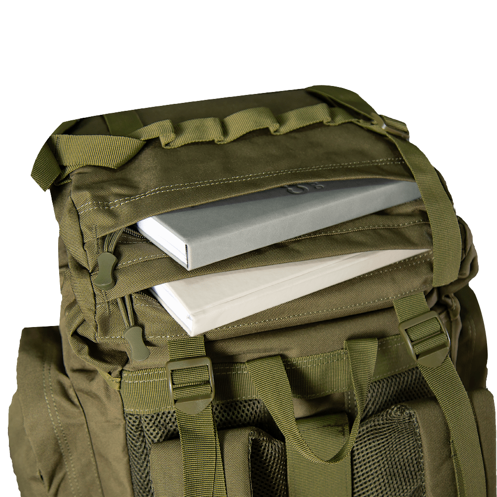 BigBag 80L Oxford PVC Olive Backpack