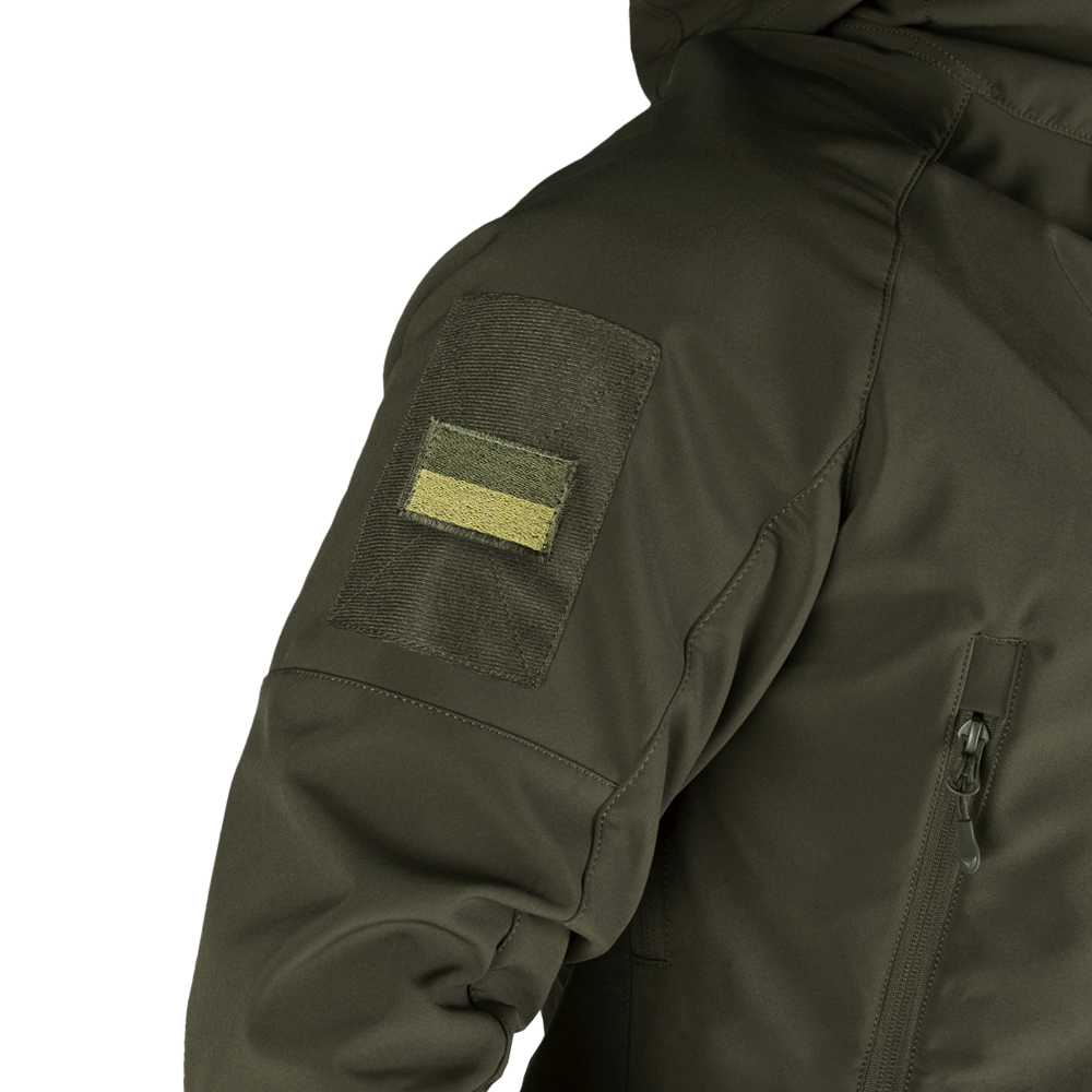 Ukrainian Flag Patch/Velcro Olive