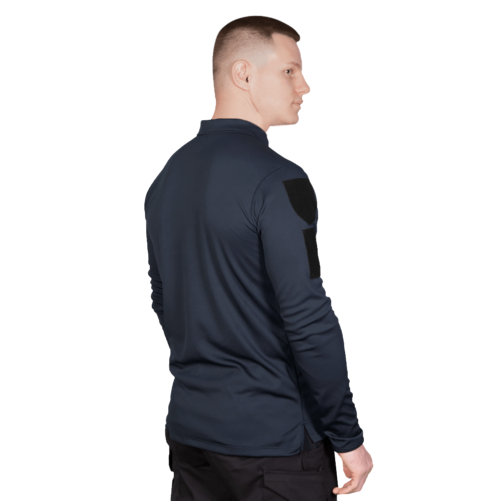 CG Patrol ID Long Polo Dark Blue