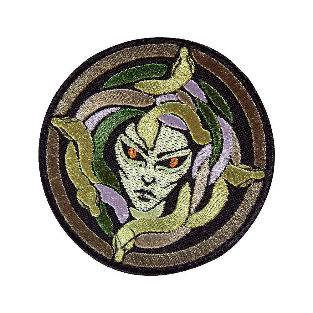 "Medusa" Patch Black