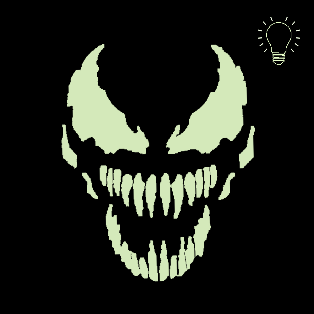 Patch Camotec Venom Black/Lumin