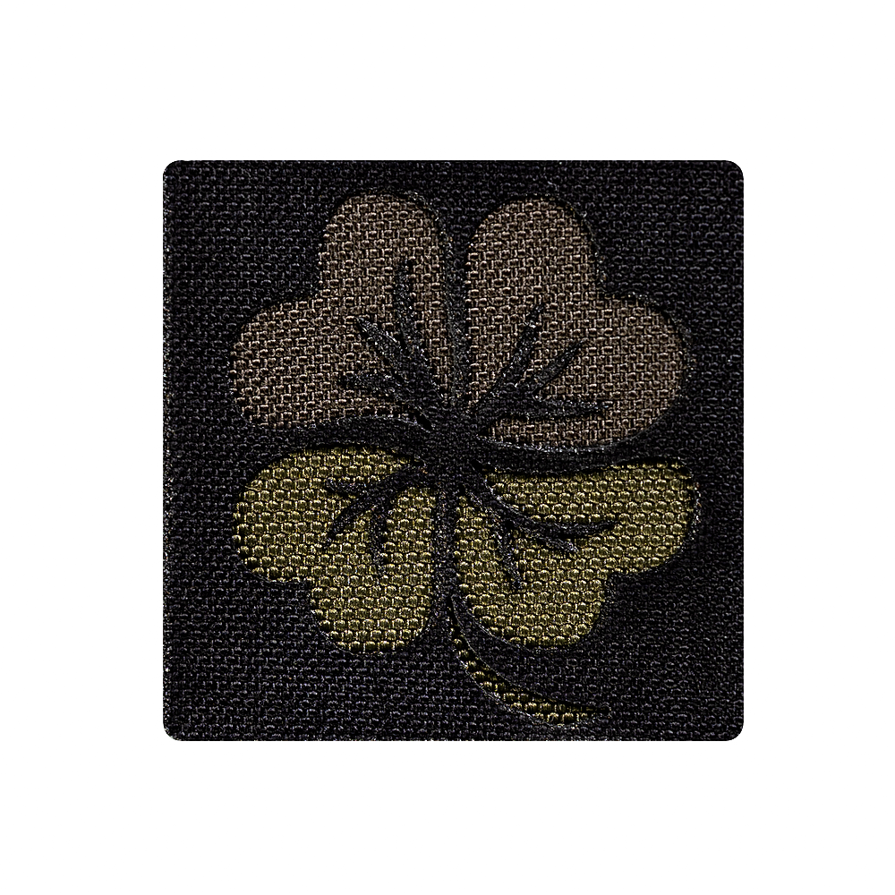 Camotec Patch/Velcro Clover (4.5*4.5) Black