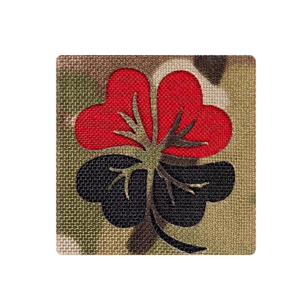 Camotec UPA Clover Patch/Hook and Loop (4.5*4.5) Multicam