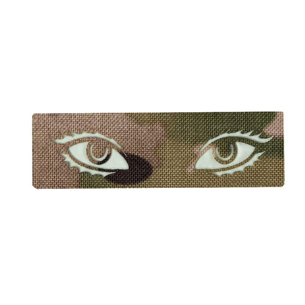 Patch Camotec Eyes with Eyelashes (2.5*8) Multicam/Lumin