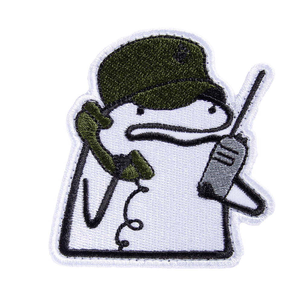 Patch Flork Signaller White
