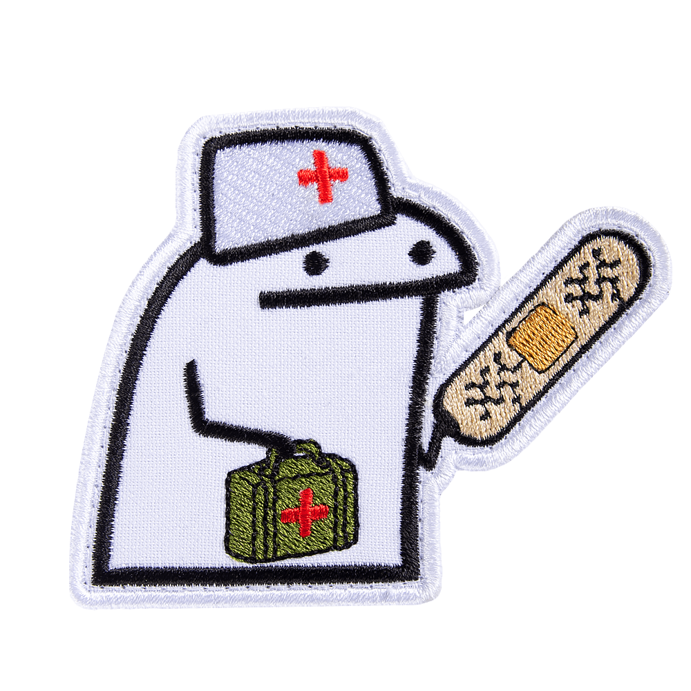 Flork Medic Patch White