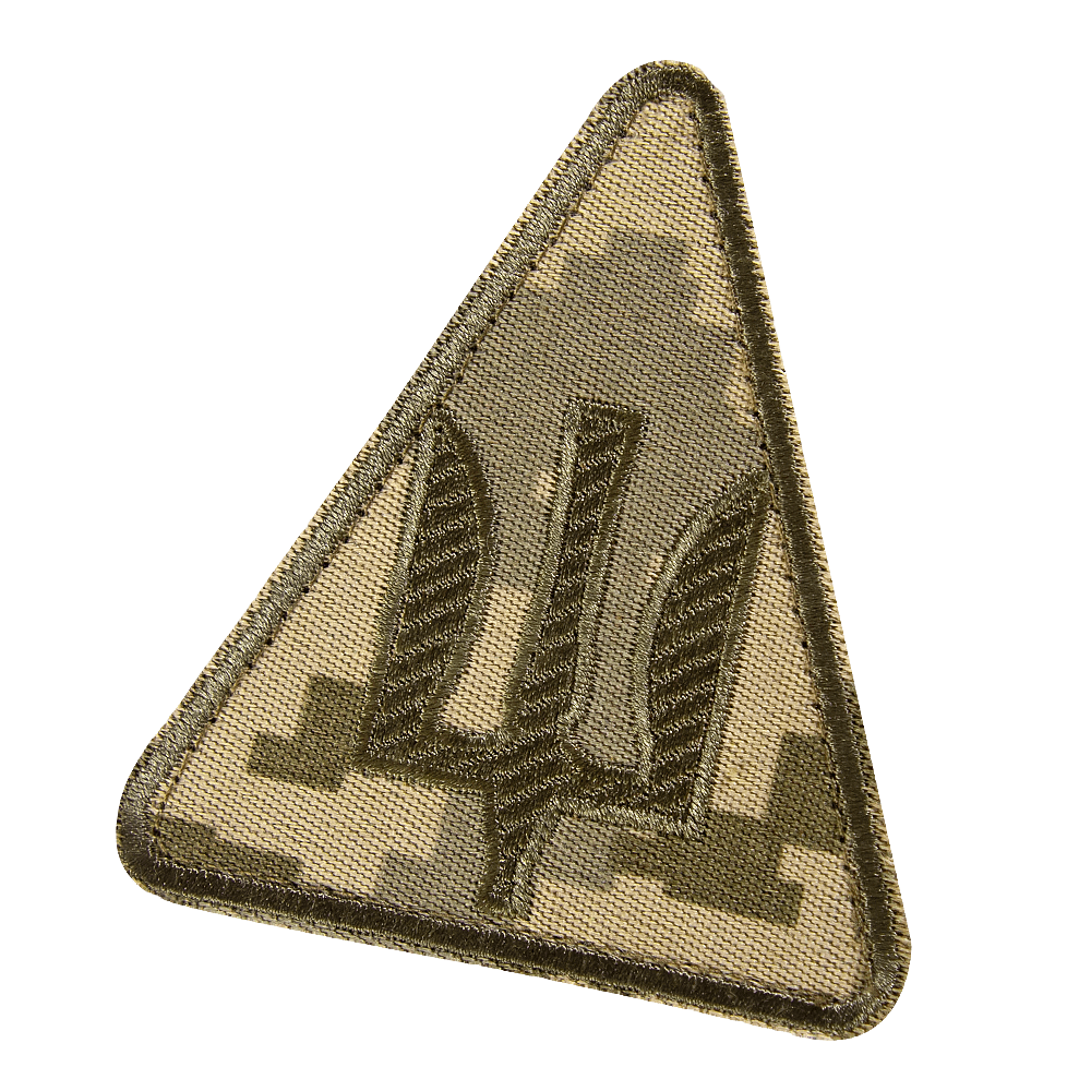 Ukrainian Air Force Patch (Trident olive) Pixel