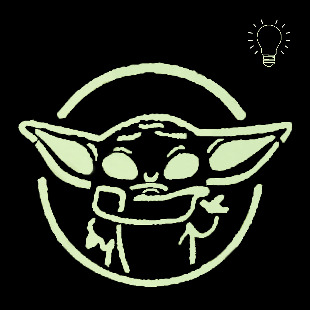 Patch Baby Yoda/Grogu MC/Lumin