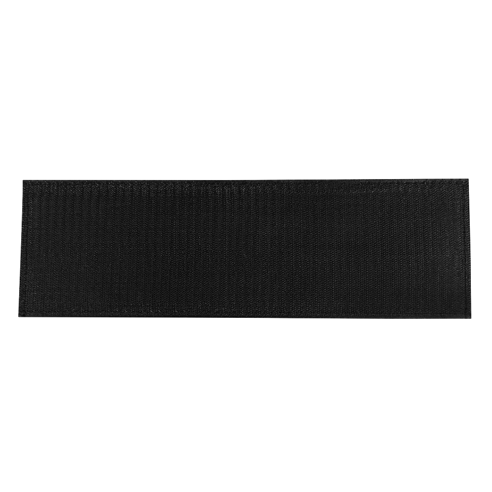NPU patch/hook-and-loop for back, Black