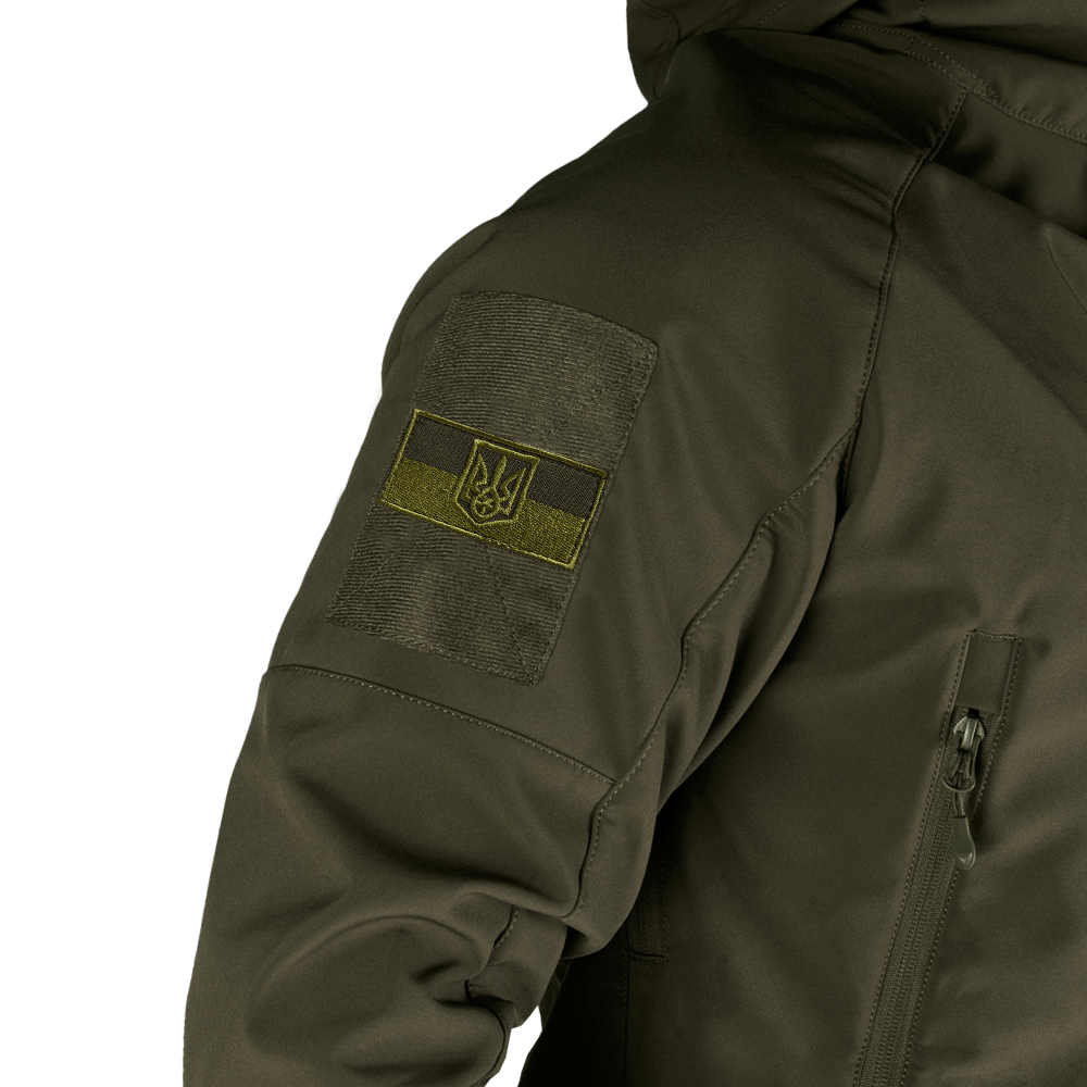 Patch/Hook-and-loop Ukrainian Flag Olive