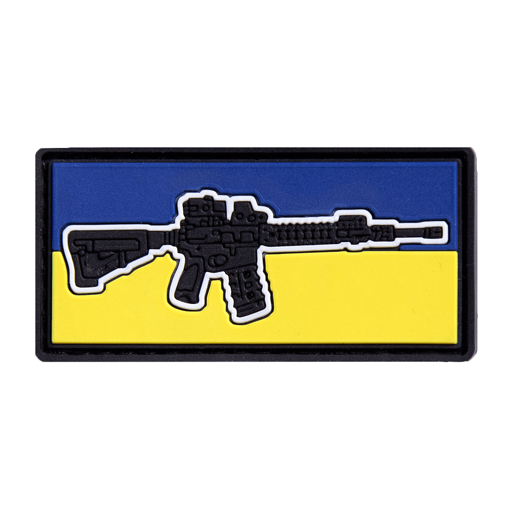 PVC Patch AR-15 Black