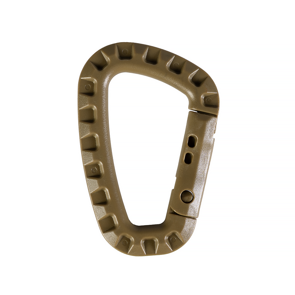 Plastic Carabiner (9.3 cm) Coyote