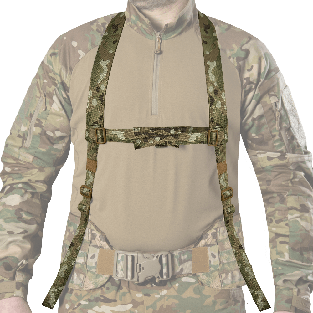 Shoulder straps for LT MC tactical belt