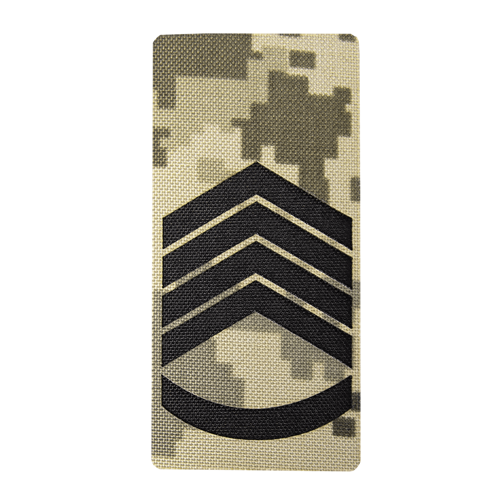 Shoulder Mark Camotec Master Sergeant (5*10) Pixel