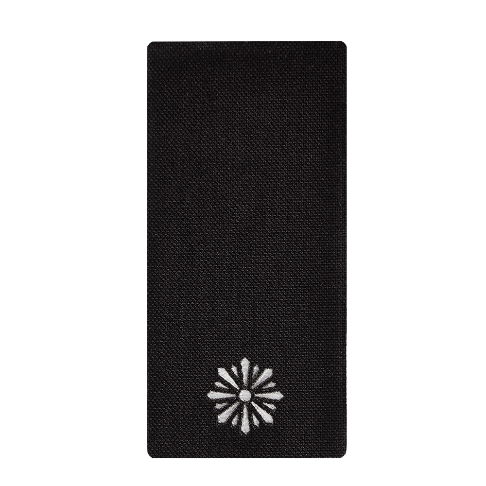 Shoulder Mark Camotec NPU Junior Lieutenant (5*10) Black/Reflective