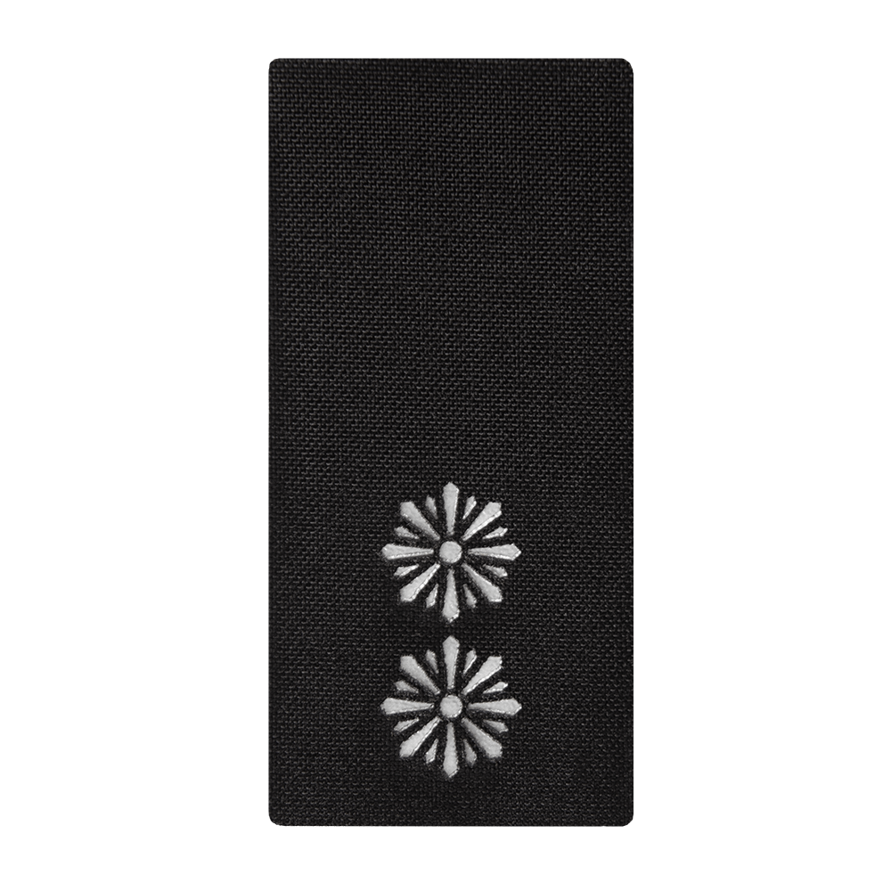 Shoulder Mark Camotec NPU Lieutenant (5*10) Black/Reflect