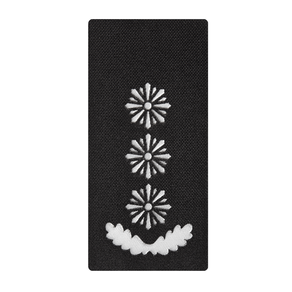 Shoulder Board Camotec NPU Colonel (5*10) Black/Reflect