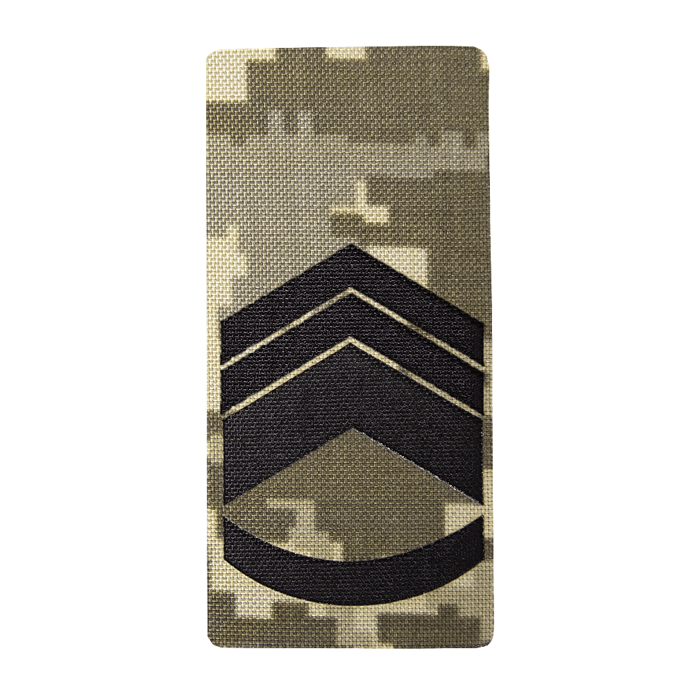 Camotec Shoulder Board Senior Master Sergeant (5*10) Pixel