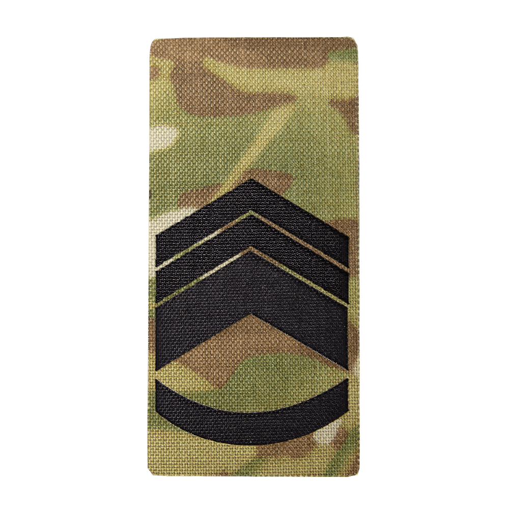 Camotec Shoulder Board Senior Master Sergeant (5*10) Multicam