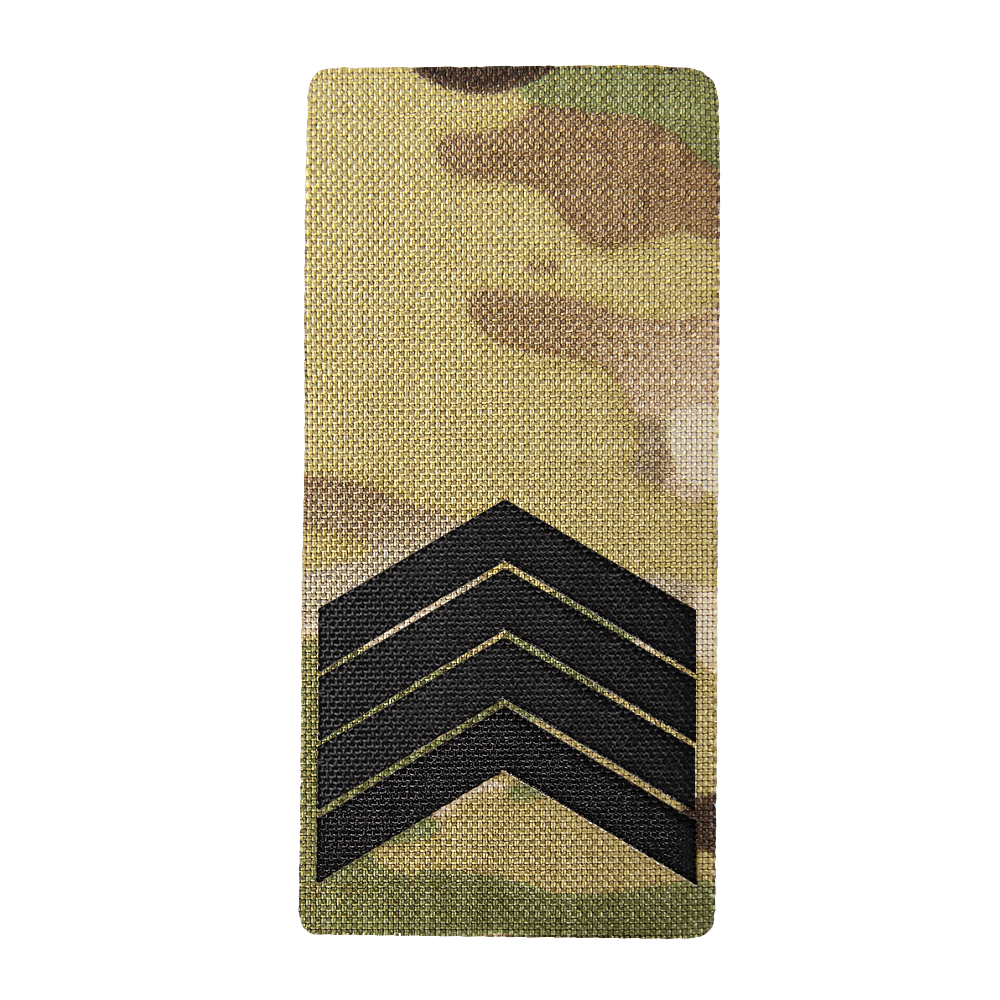 Shoulder Patch Camotec Senior Sergeant (5*10) Multicam