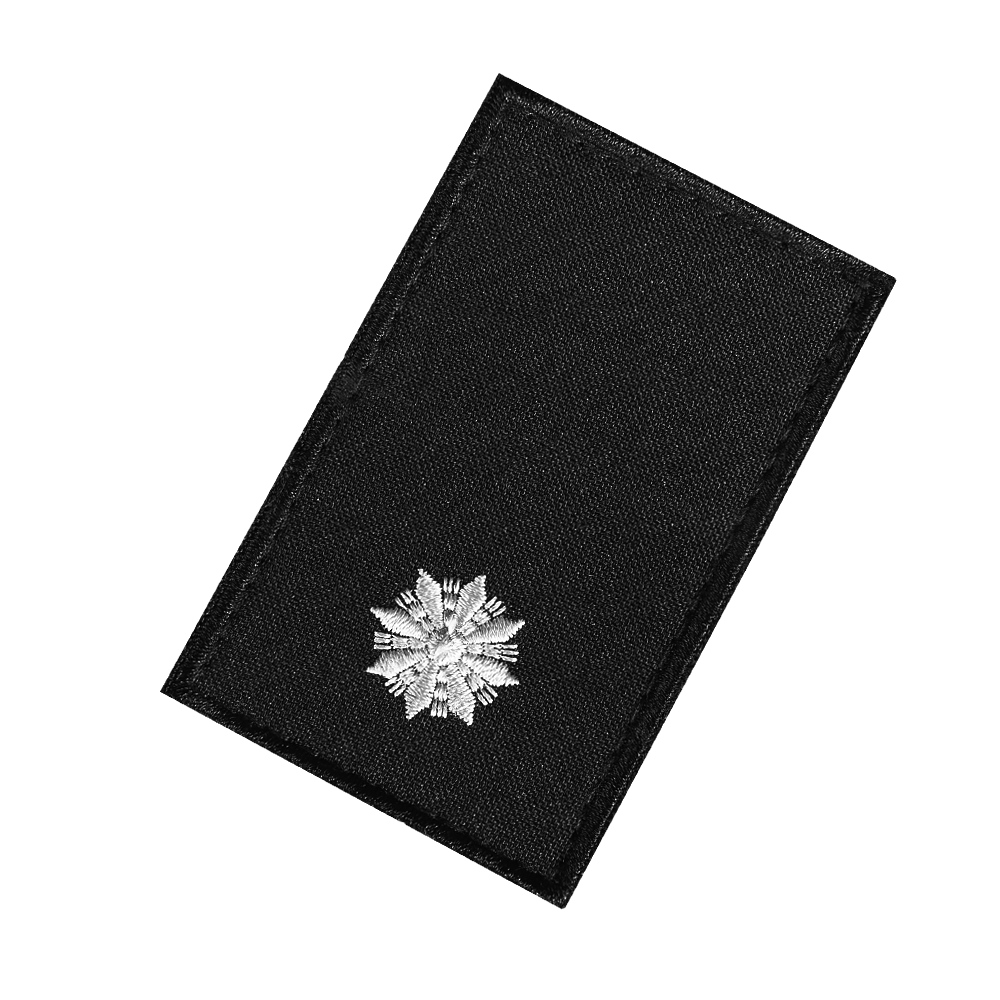 Shoulder patch/velcro Junior Lieutenant Black