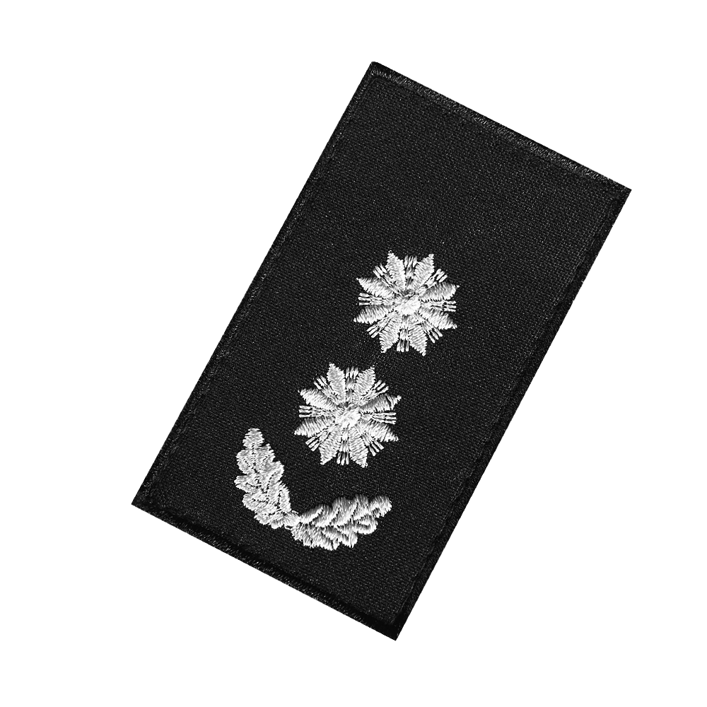 Shoulder Mark / Velcro Lieutenant Colonel Black
