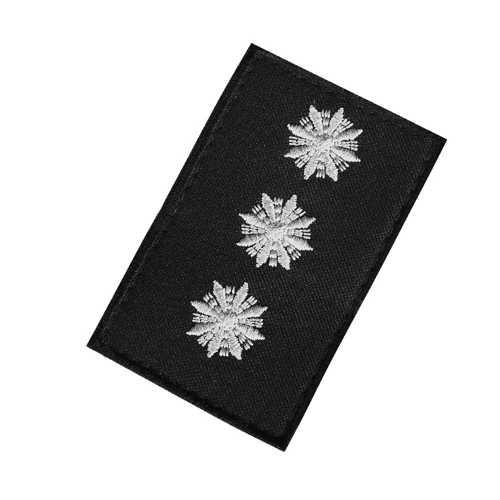 Shoulder tab/patch Senior Lieutenant Black