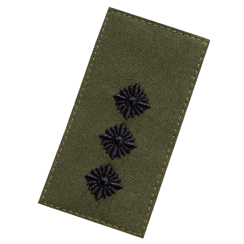 Shoulder Board/Velcro Armed Forces Senior Lieutenant Olive