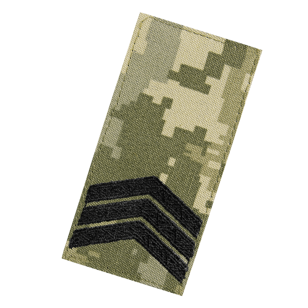 Shoulder Patch/Velcro Insignia AFU Sergeant Pixel