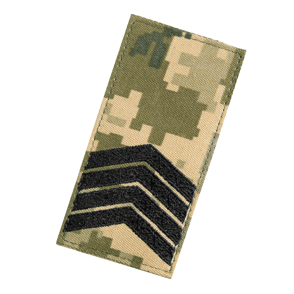 Shoulder Board/Velcro Armed Forces Senior Sergeant Pixel