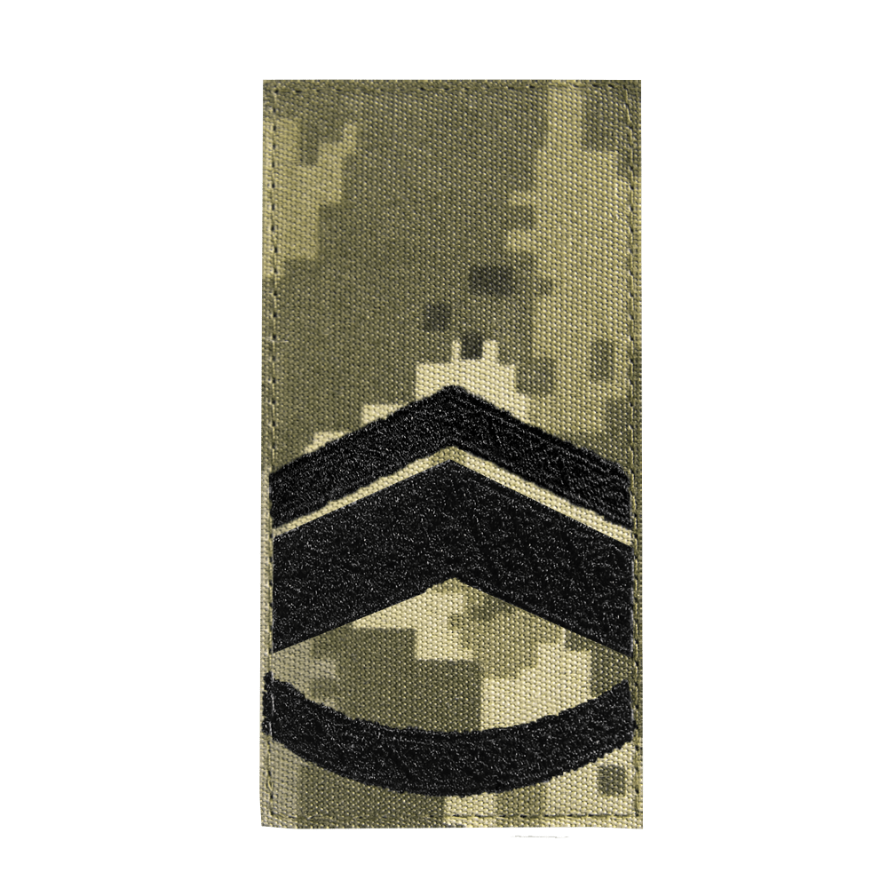 Hook-and-loop Shoulder Mark AFU Master Sergeant Pixel