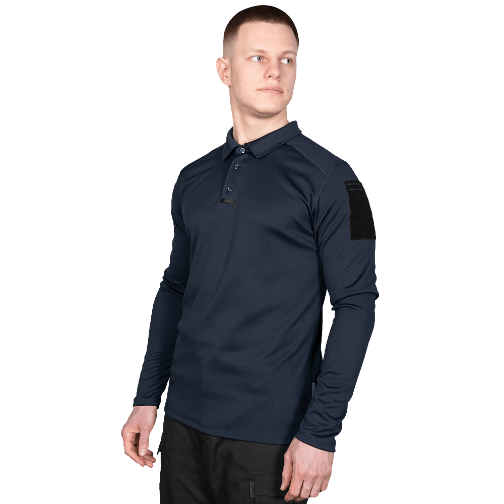 CG Patrol Long Polo Dark Blue
