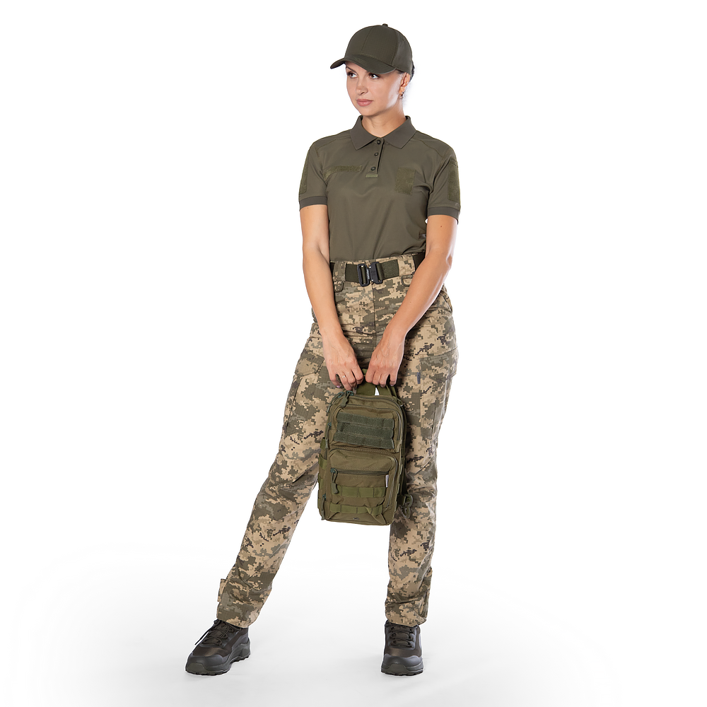 Pani Army ID 2.0 CoolPass Pique LT Polo Olive
