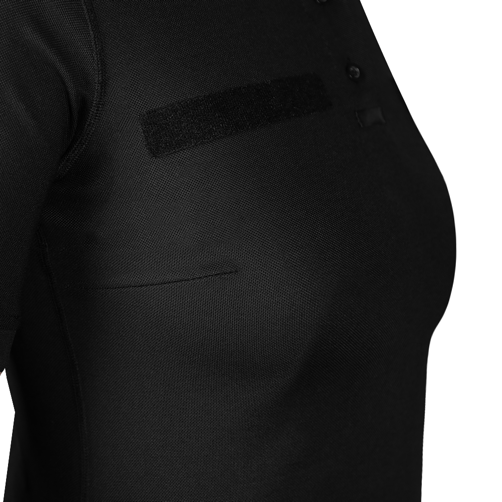 Pani Paladin Long CoolPass Pique LT Polo Black