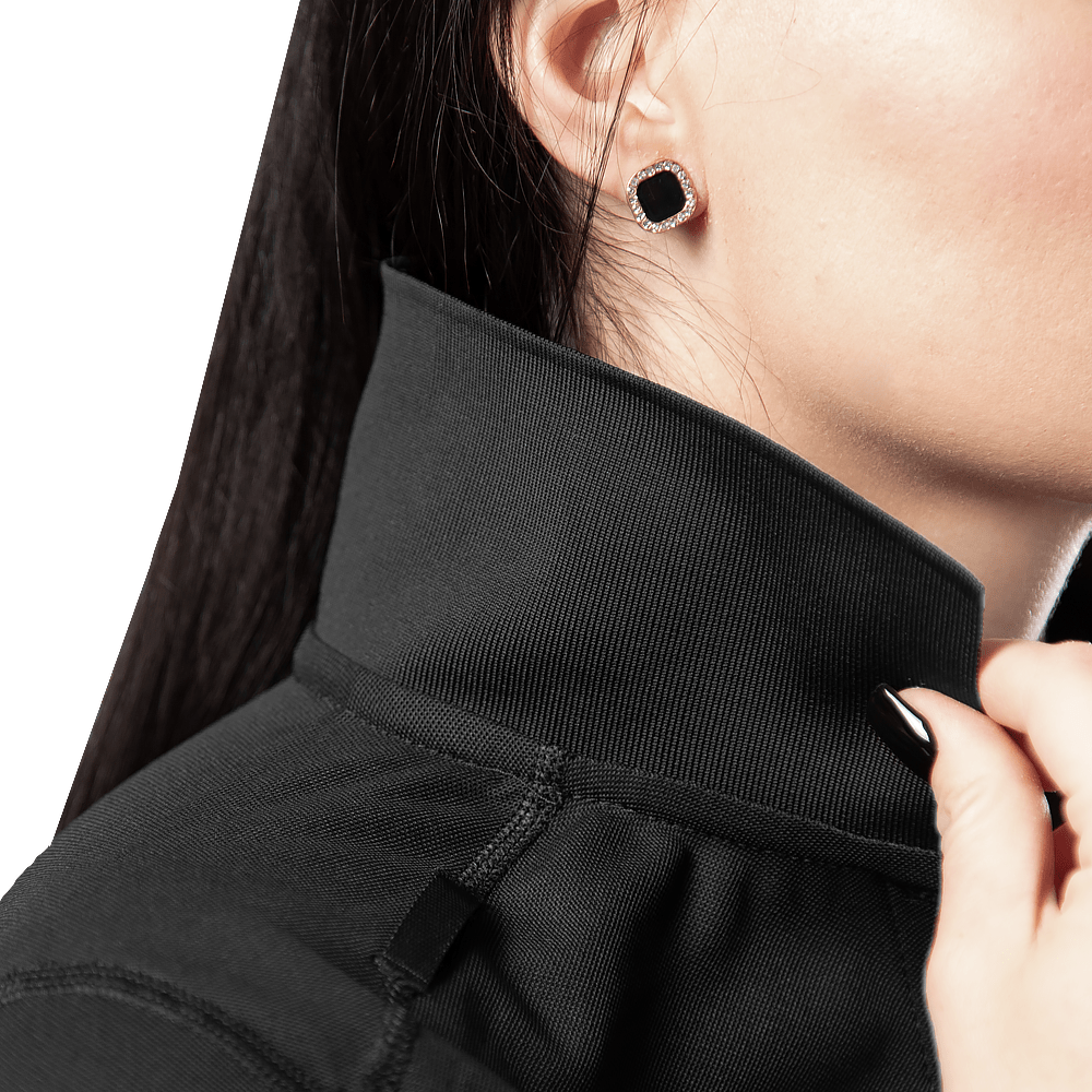 Pani Paladin Long CoolPass Pique LT Polo Black