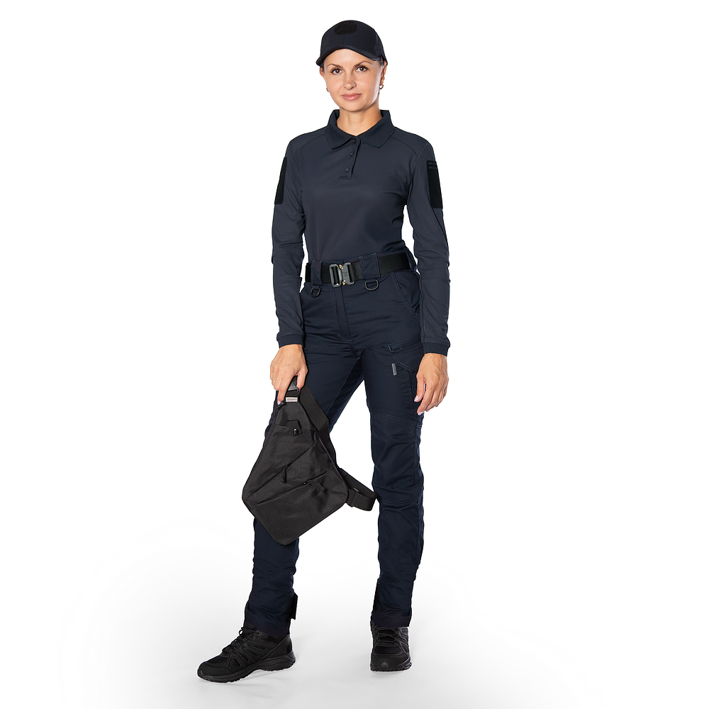 Pani Patrol 2.0 (perf.) Long CoolPass LT Polo Dark Blue