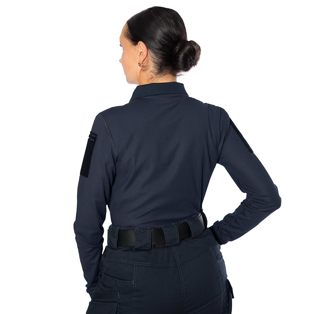Pani Patrol 2.0 (perf.) Long CoolPass LT Polo Dark Blue
